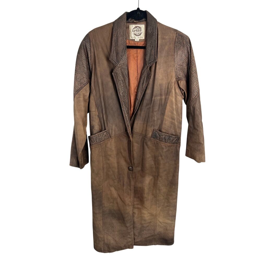 Vintage G-III Global Identity Men's Medium Long Trench Coat